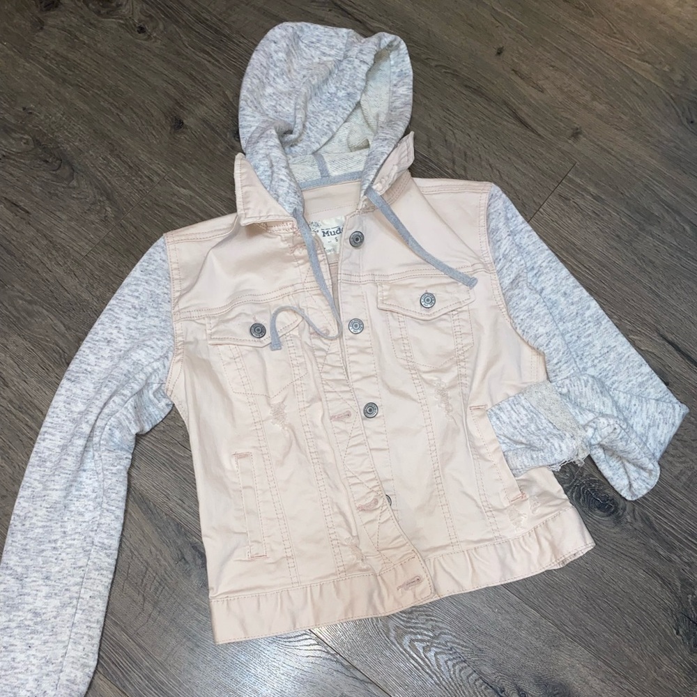 ❌SOLD❌Light pink and grey Mudd brand Jacket